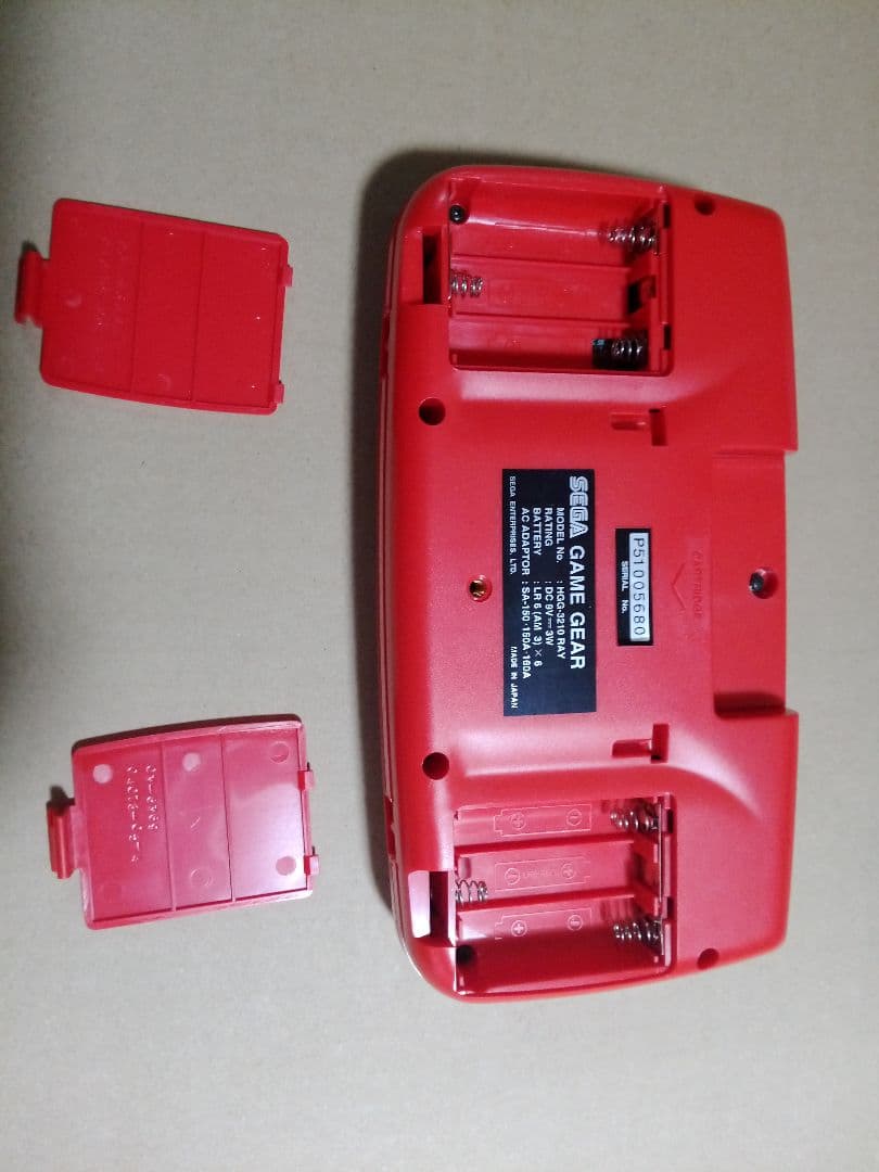 ゲームギア　本体　レイアースモデル　コンデンサ交換　ソフトつき