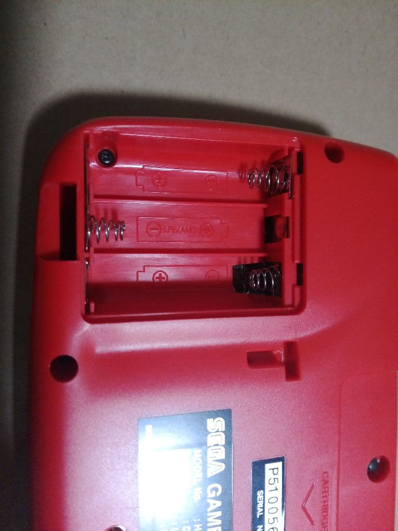 ゲームギア　本体　レイアースモデル　コンデンサ交換　ソフトつき