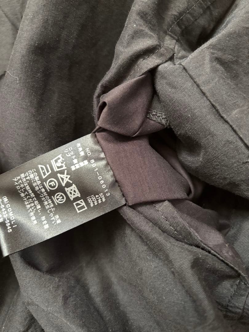 COMOLI 25SS リバーシブルプルオーバー