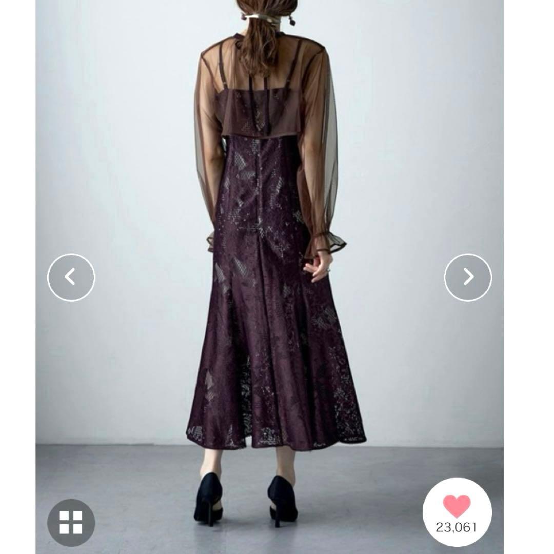 3way✨新作 ドリードール シフォンボレロ&レースキャミドレス オケージョンL