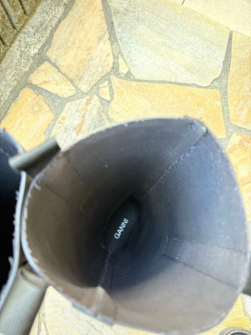 〃⭐︎　　ganni ラバーブーツ