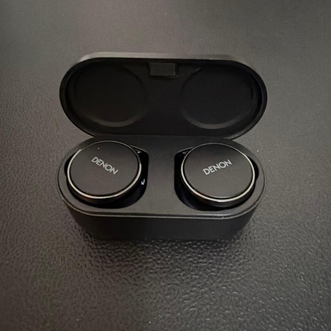 DENON ワイヤレスイヤホン ブラック カナル型