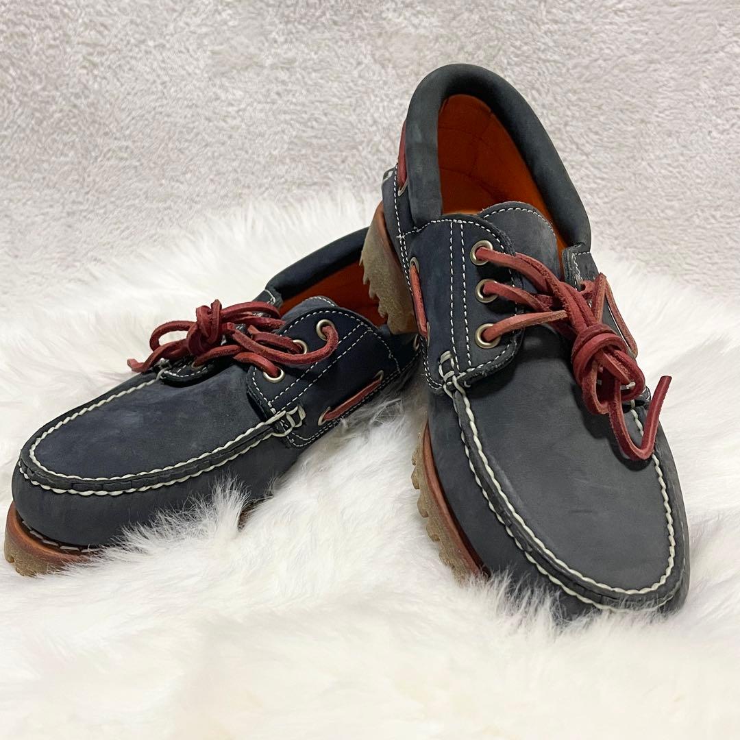 Timberland ティンバーランド デッキシューズ モカシン ネイビー