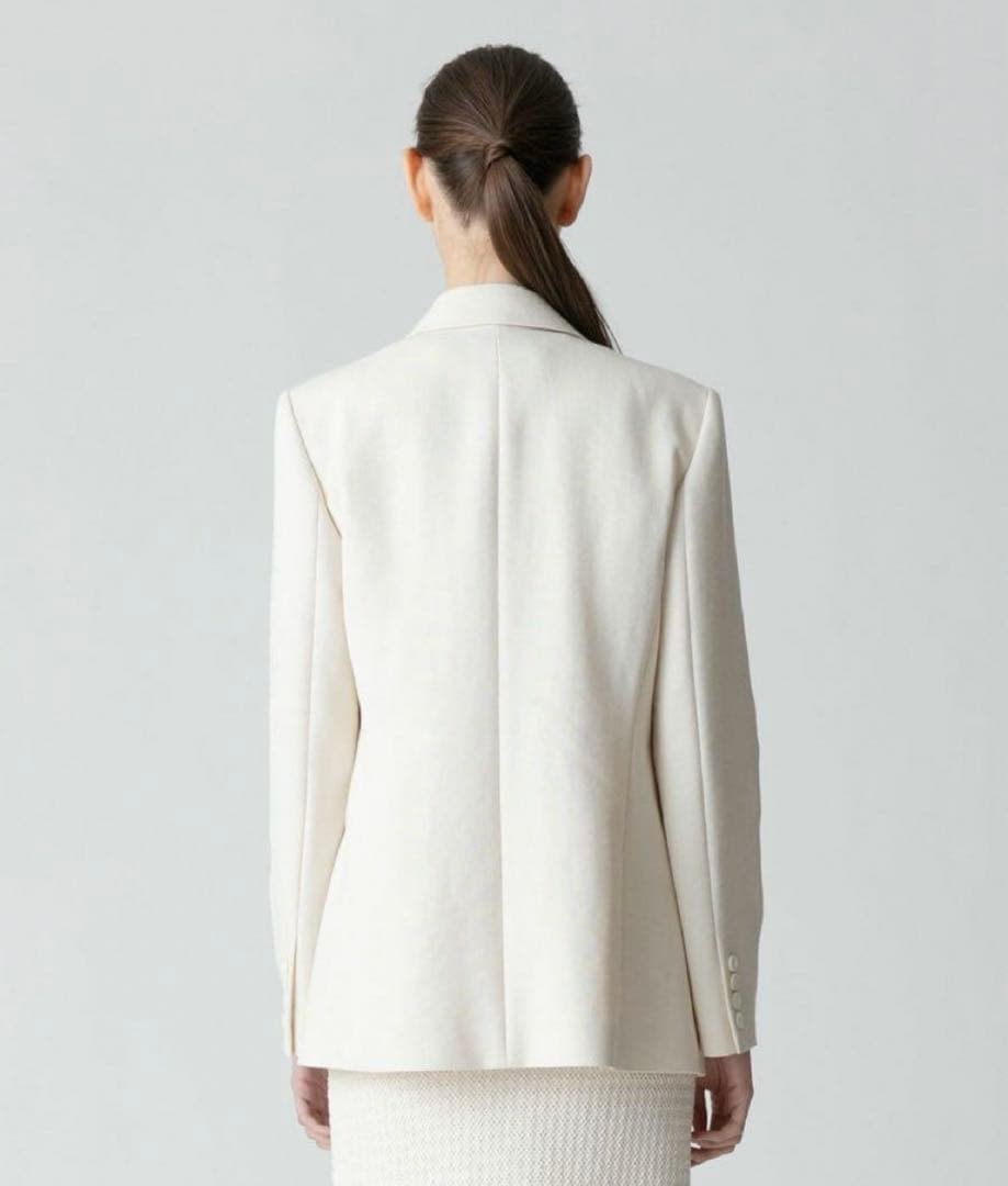 allureville マットクロスダブルブレストジャケット