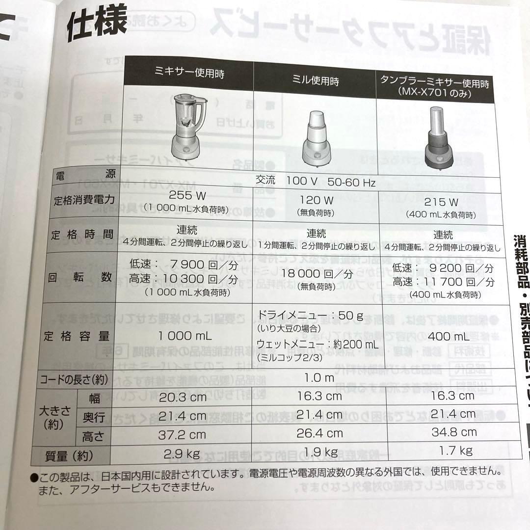 A246-51 Panasonic MX-X701-T ファイバーミキサー