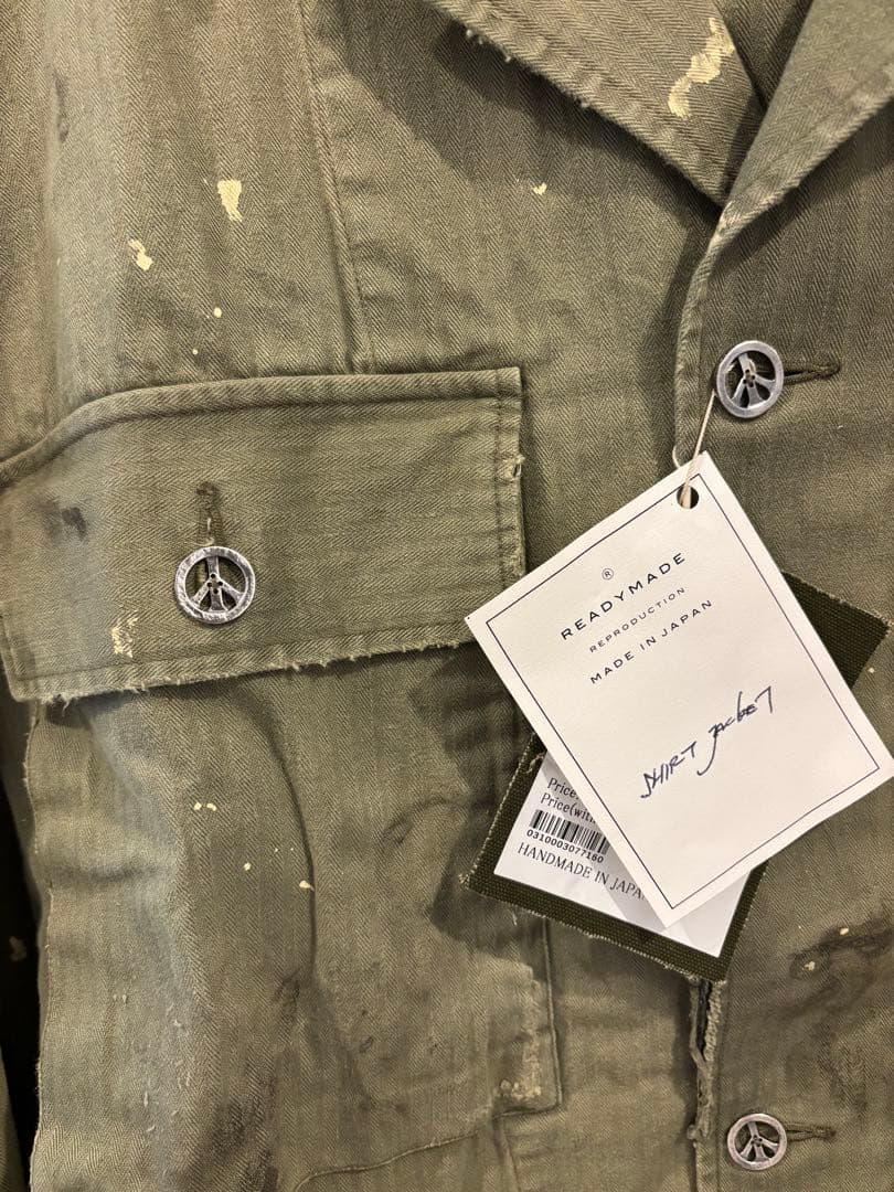 新品定価22万readymade shirt jacket 2024aw 4