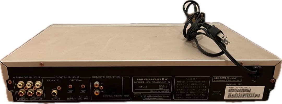 Marantz CM6000 CD/MDコンビネーションデッキ
