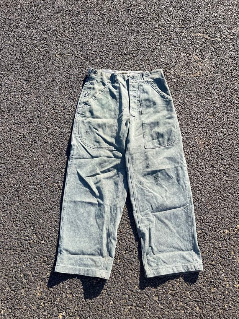 スイス軍 70s デニム ワークパンツ ヴィンテージ ミリタリー 軍パン