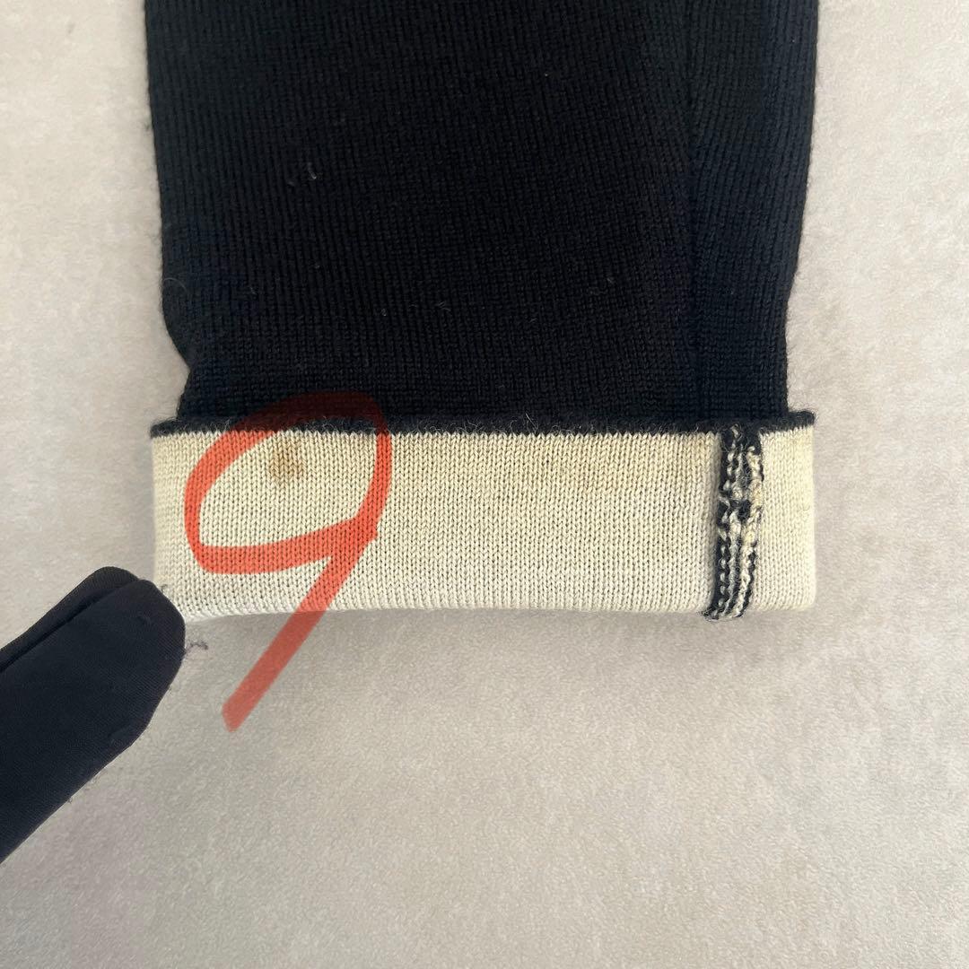 STONE  ウールカーディガン ブラック