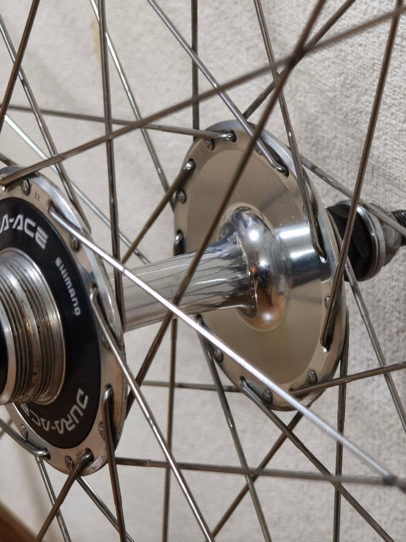 競輪 DURA-ACE HB-7600 完組ホイール 2本セット