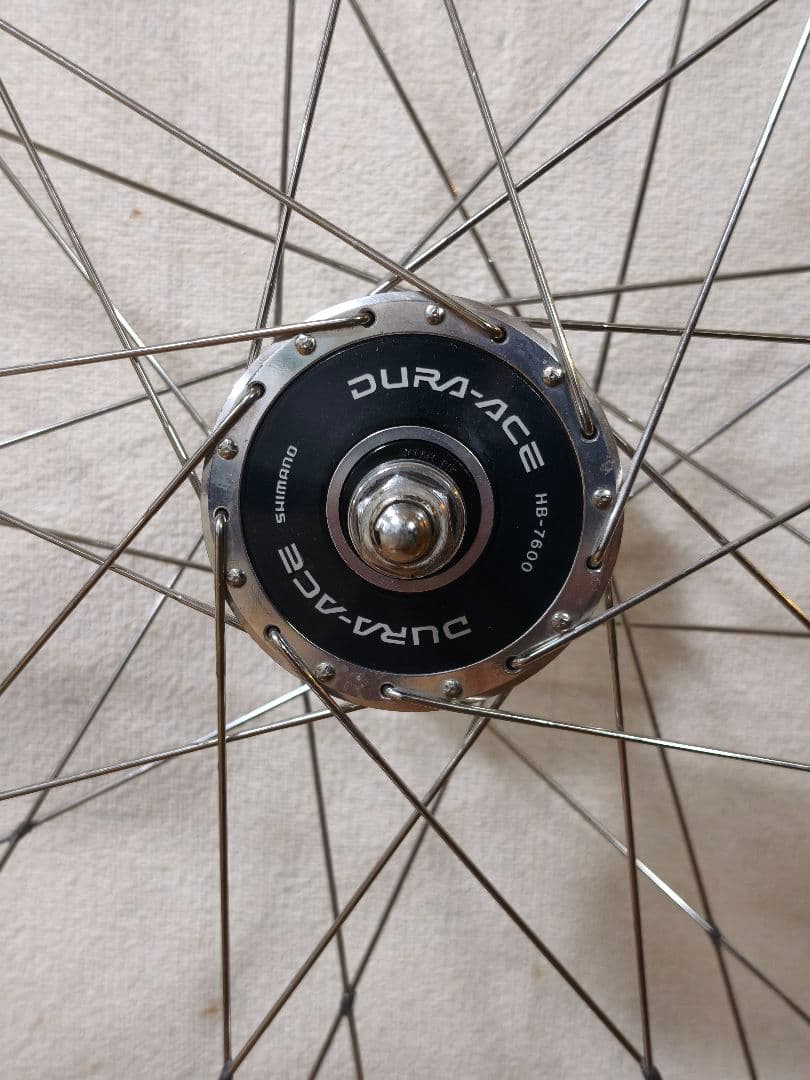 競輪 DURA-ACE HB-7600 完組ホイール 2本セット