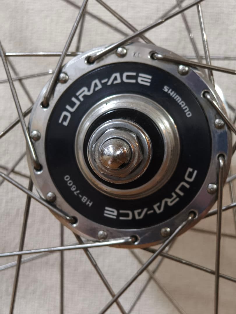 競輪 DURA-ACE HB-7600 完組ホイール 2本セット