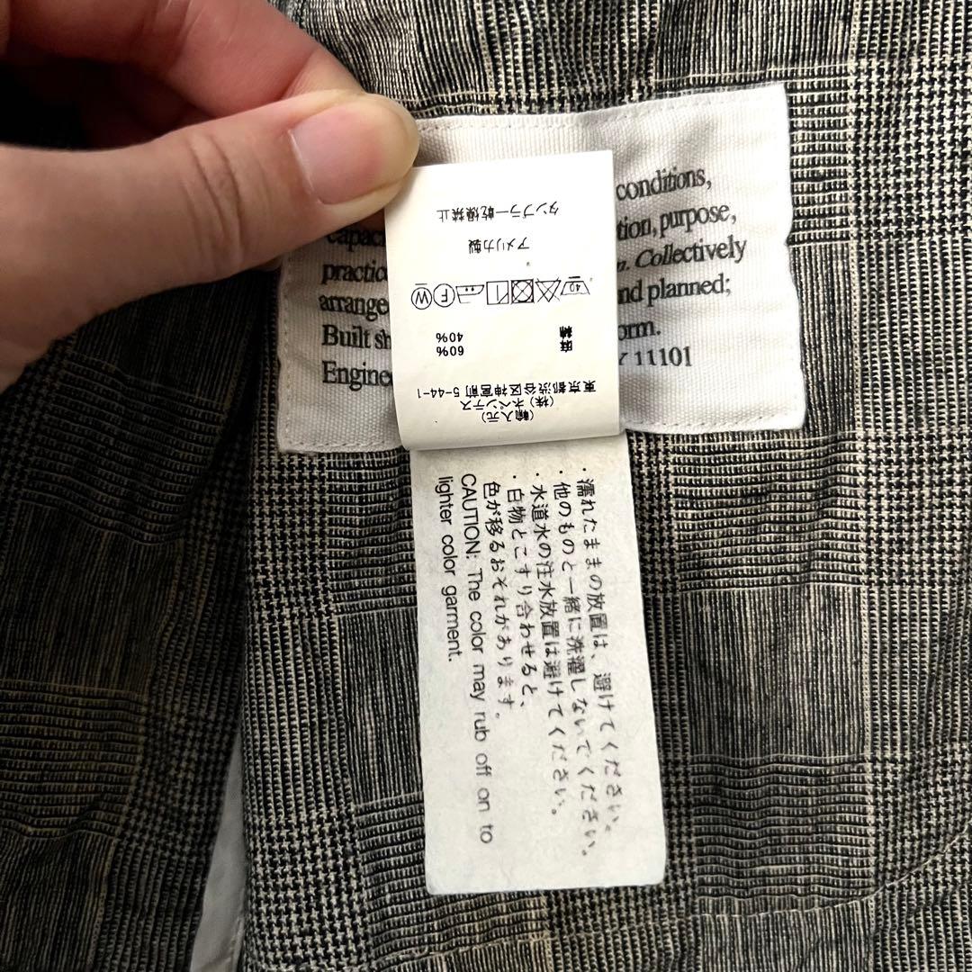 エンジニアードガーメンツ グレンチェック テーラードジャケット ブルゾンS 近年