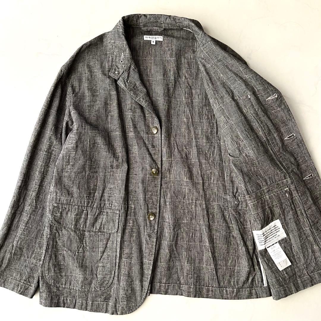 エンジニアードガーメンツ グレンチェック テーラードジャケット ブルゾンS 近年