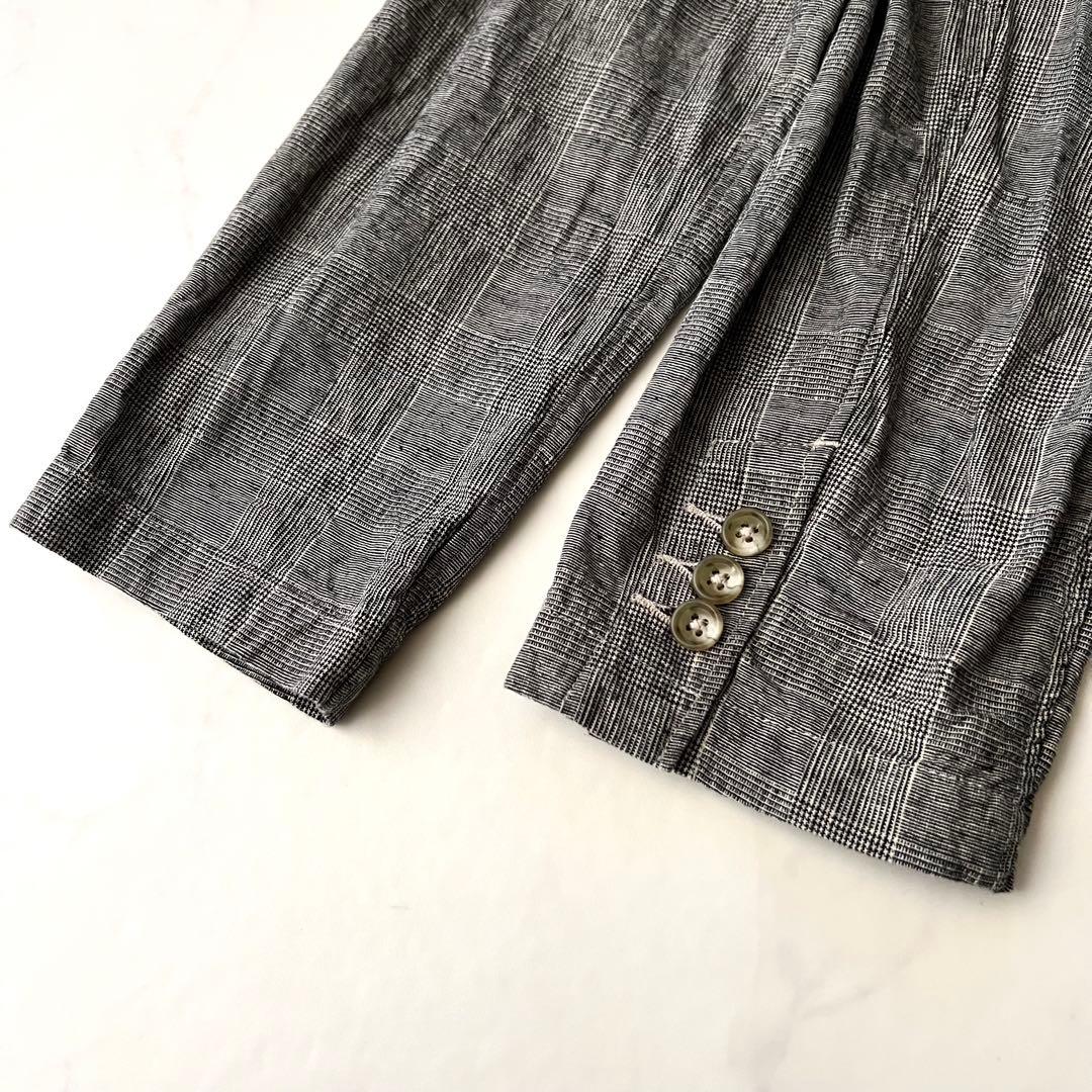 エンジニアードガーメンツ グレンチェック テーラードジャケット ブルゾンS 近年
