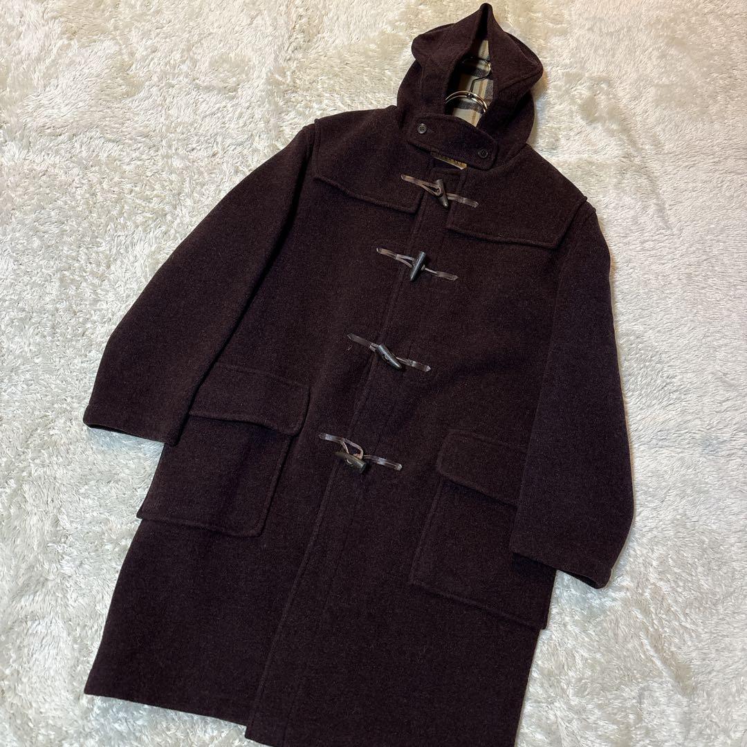 美品＊90s グローバーオール　ダッフルコート　英国製　トグル　ブラウン　茶色