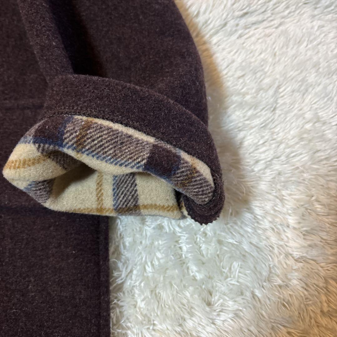 美品＊90s グローバーオール　ダッフルコート　英国製　トグル　ブラウン　茶色