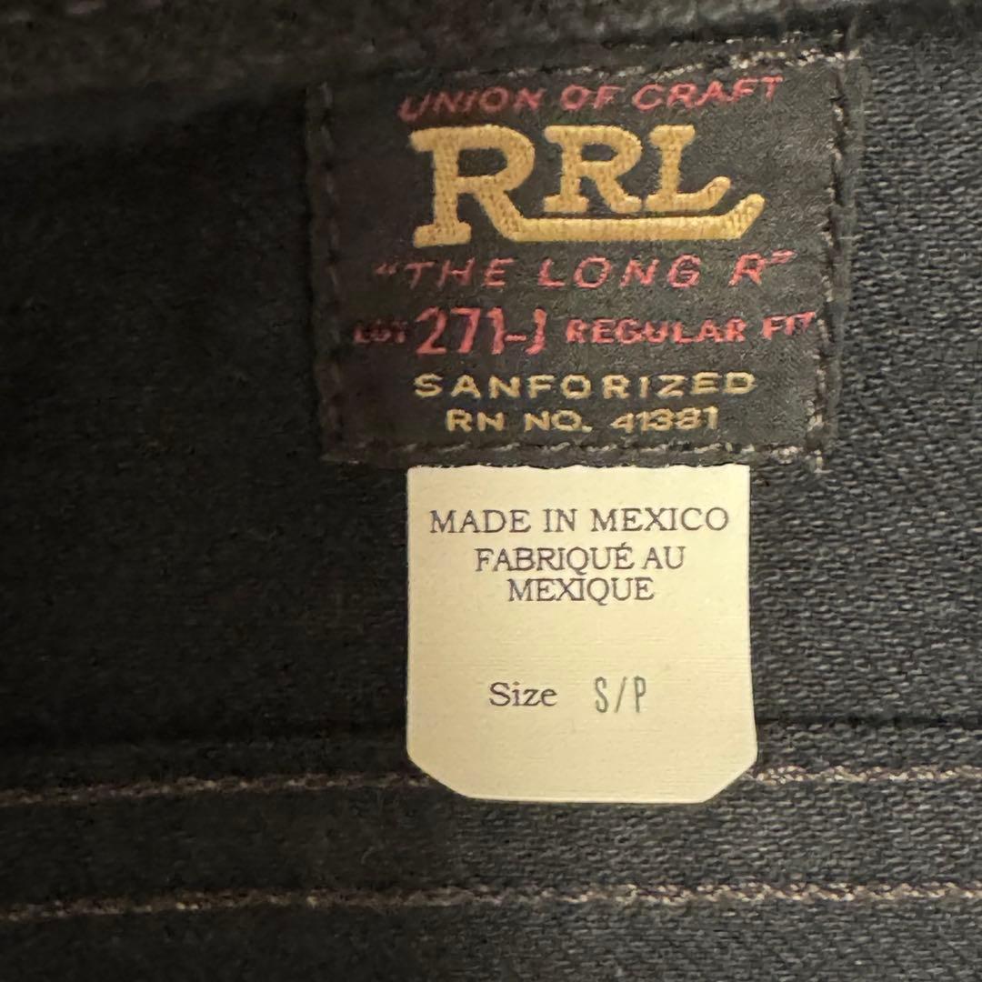 ウォーン イン ブラック デニム トラッカー ジャケット　S