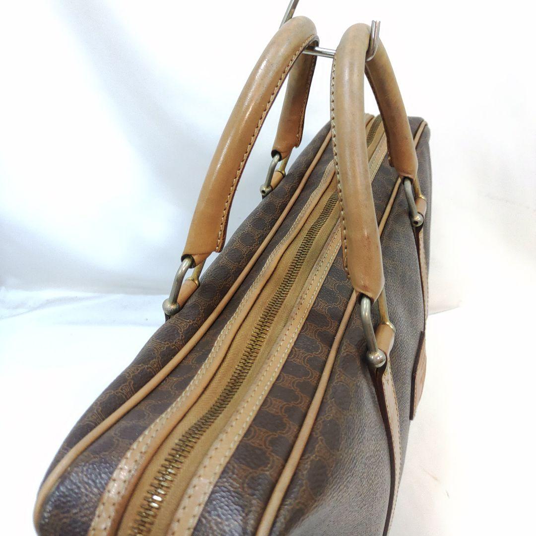 セリーヌ ビジネスバッグ レザー×PVC A4可 マカダム柄 トリオンフ