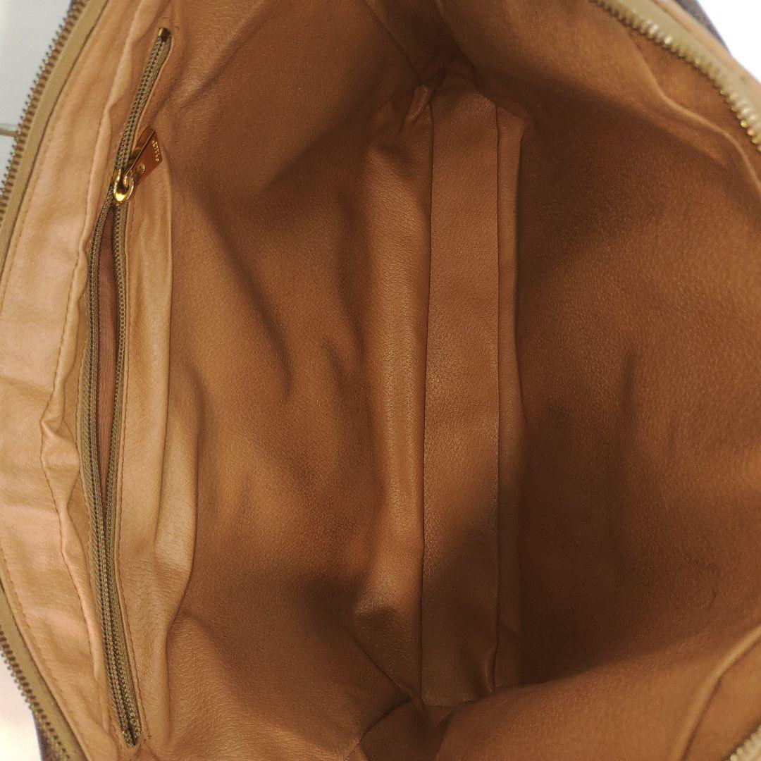 セリーヌ ビジネスバッグ レザー×PVC A4可 マカダム柄 トリオンフ