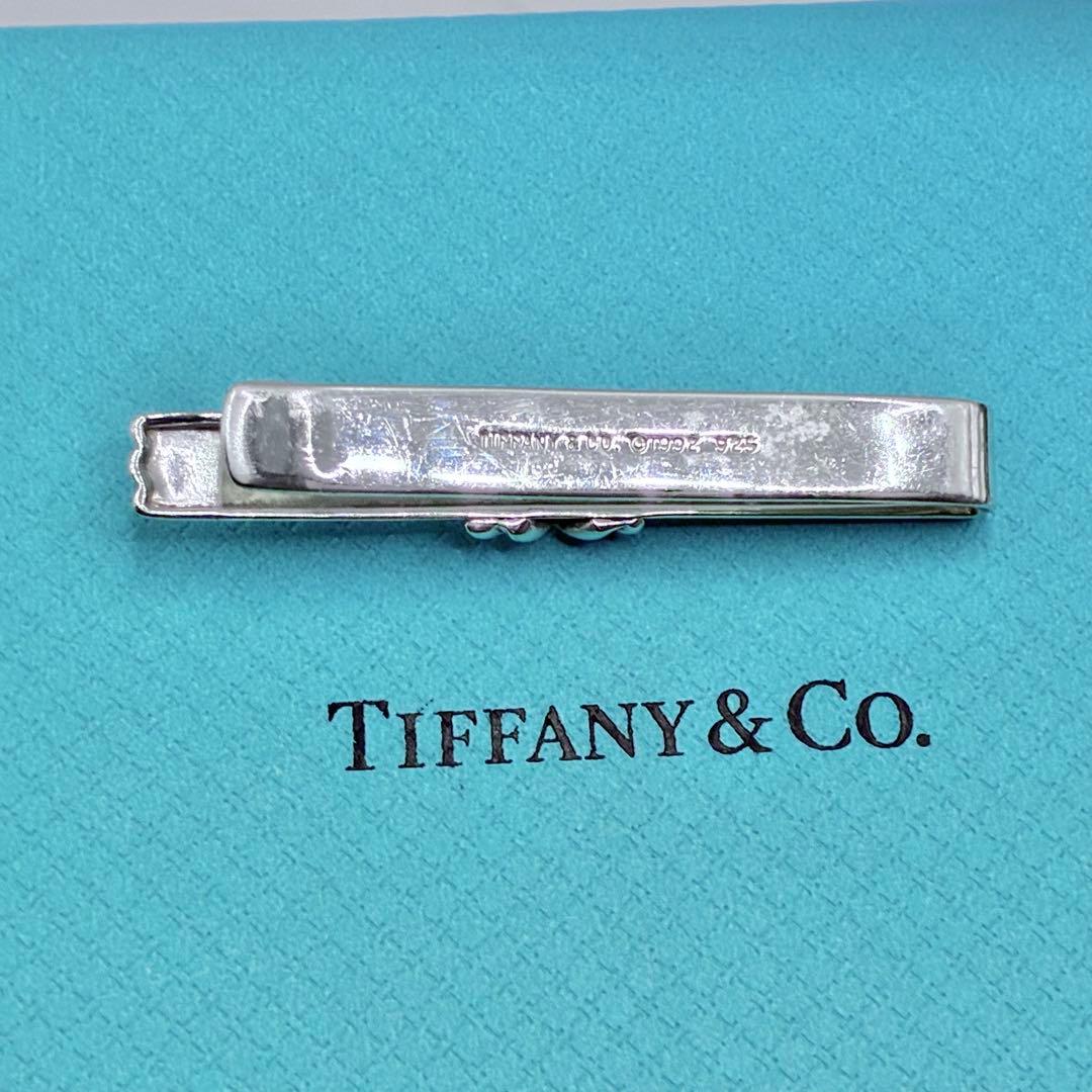 ティファニー　シグネチャー　ネクタイピン　マネークリップ　シルバー　美品