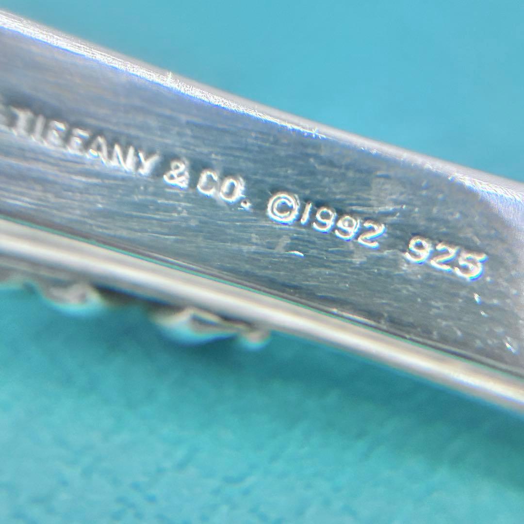 ティファニー　シグネチャー　ネクタイピン　マネークリップ　シルバー　美品