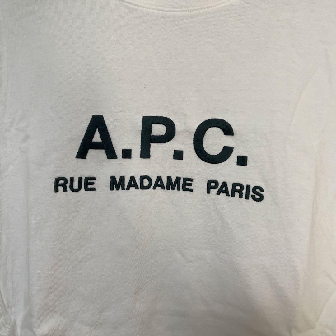 A.P.C. ホワイト Tシャツ Lサイズ