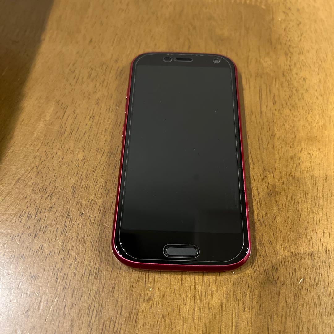 【美品】docomo F-52B レッド 花柄ケース付き