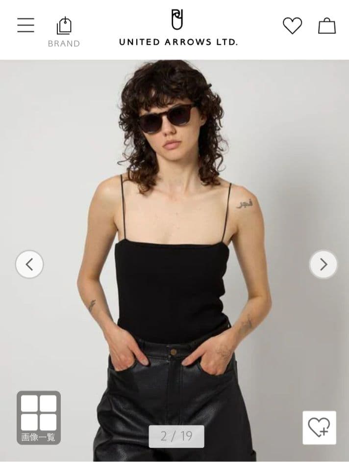 ●本日24時まで限定●6(ROKU) キャミソール 2点セット