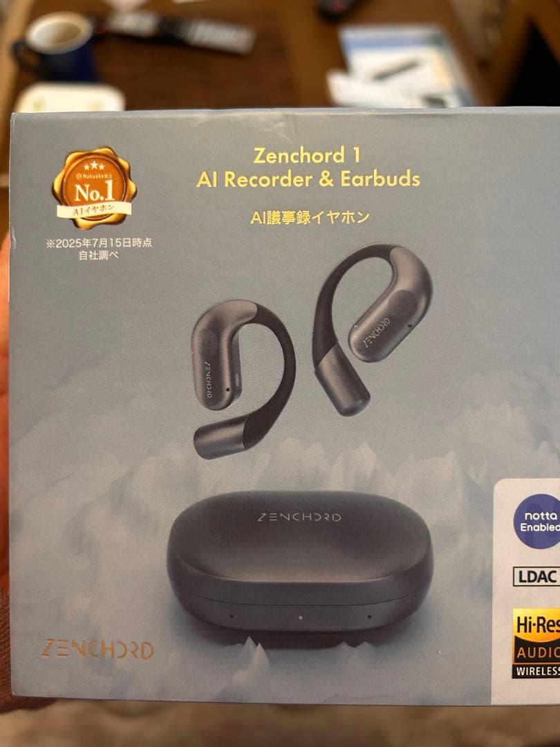 イヤホン Zenchord 1 AI Recorder & Earbuds