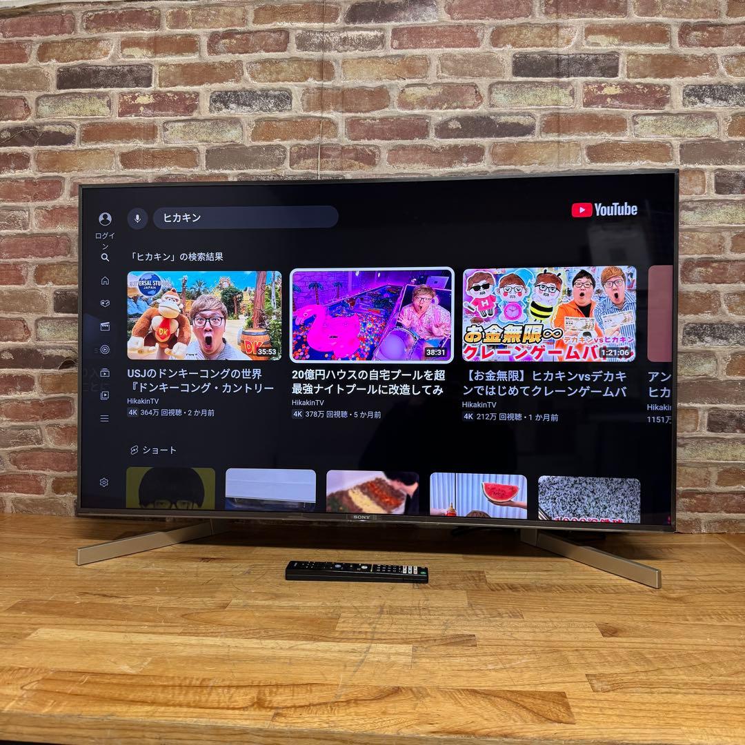 SONY 55V型 4K 液晶テレビ BRAVIA KJ-55X9000F