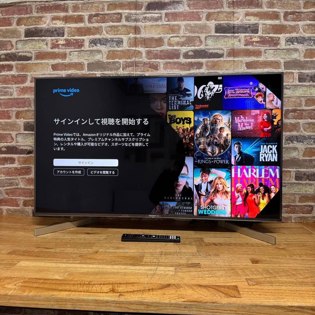 SONY 55V型 4K 液晶テレビ BRAVIA KJ-55X9000F