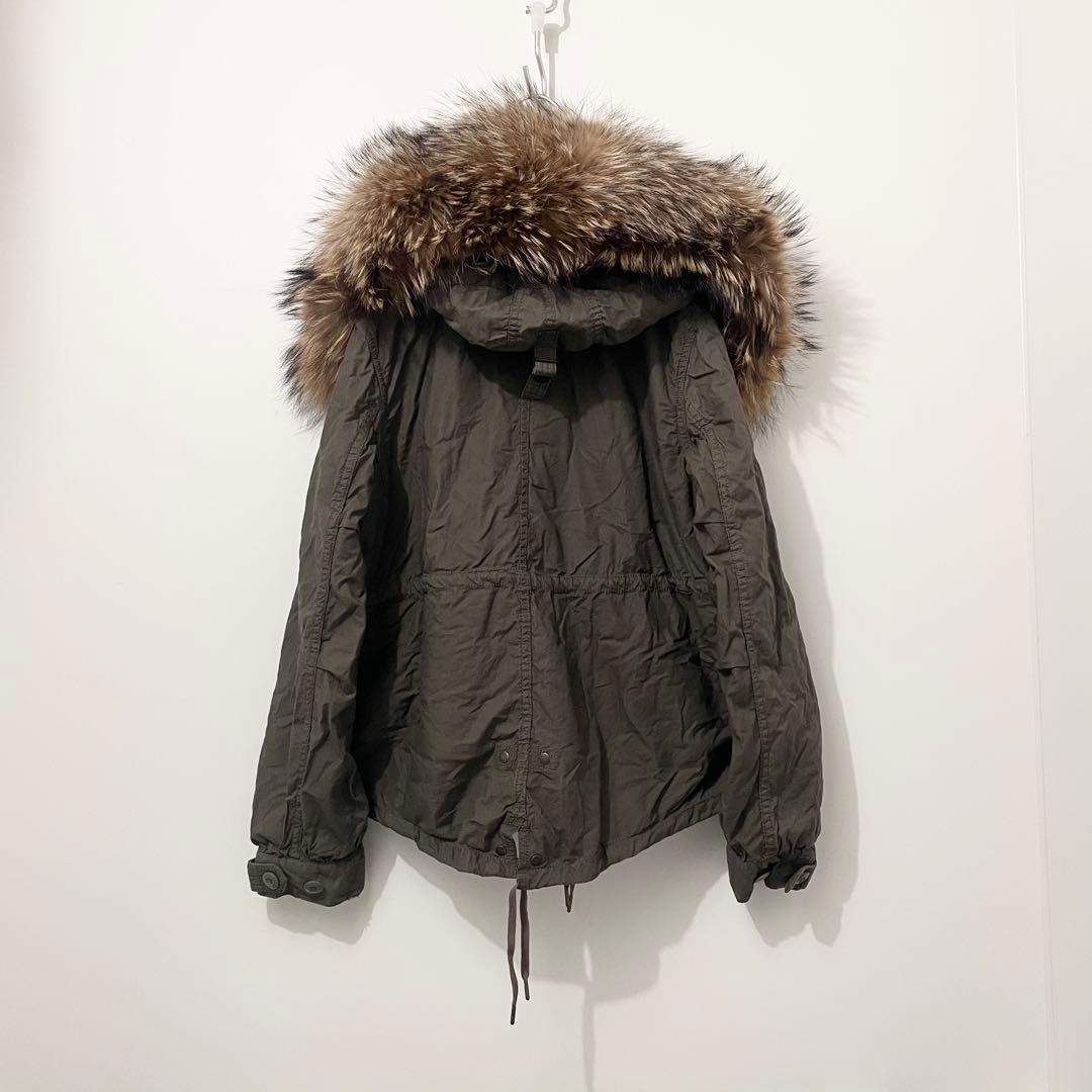 goa G.O.A カーキ ファー モッズ ミリタリー コート y2k MA1