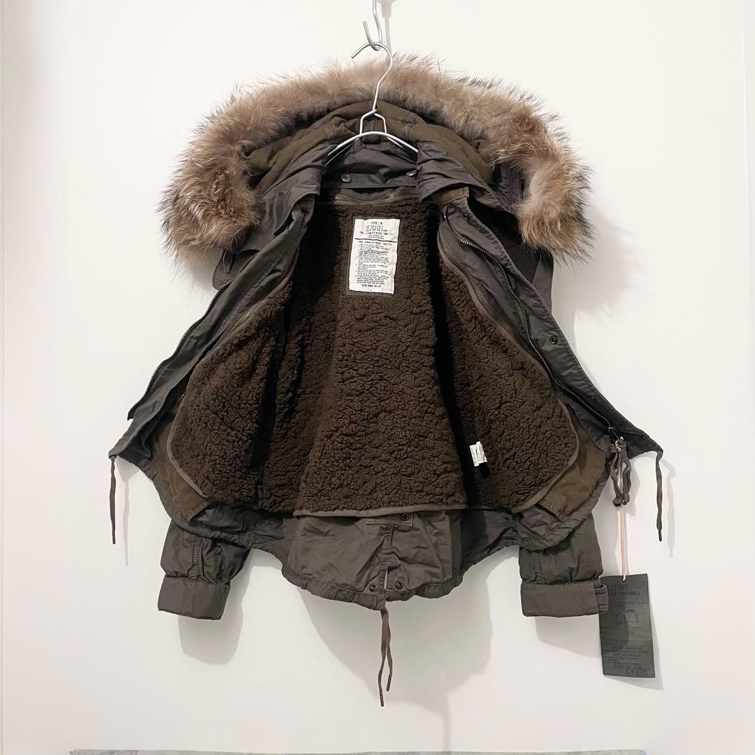 goa G.O.A カーキ ファー モッズ ミリタリー コート y2k MA1