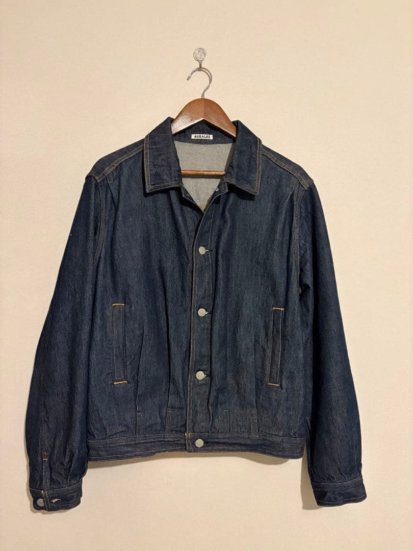 オーラリー　デニムジャケット 4