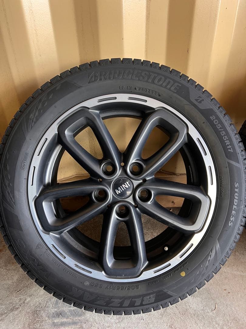 ミニクロスオーバーR60スタッドレスホイールセット ブリヂストン