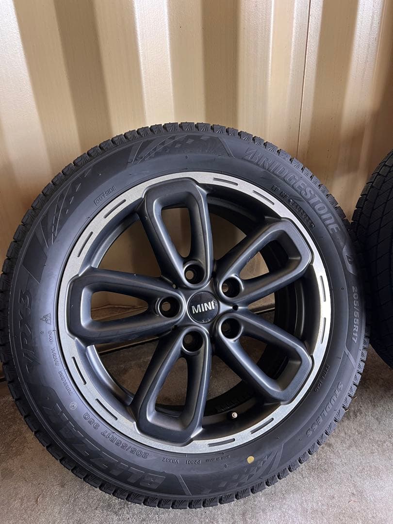 ミニクロスオーバーR60スタッドレスホイールセット ブリヂストン