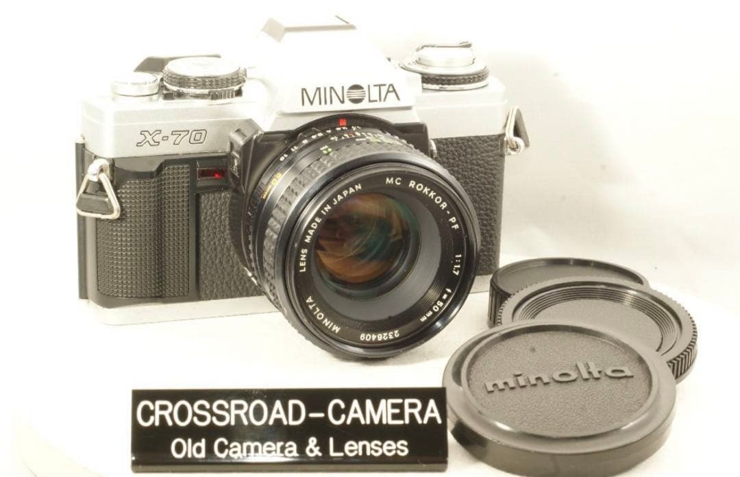 超美品 ミノルタ X-70 名玉 MC ROKKOR 50/1.7
