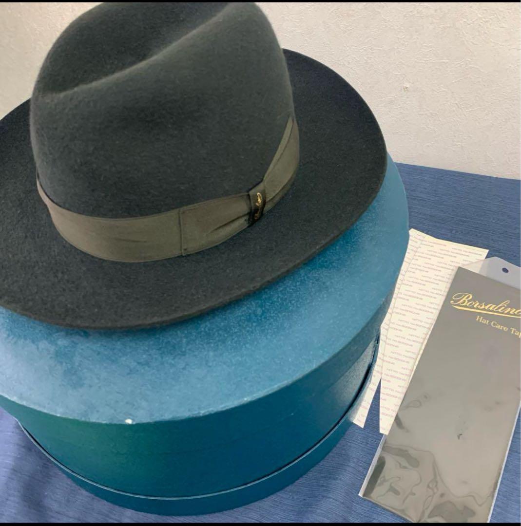 カ*ト様 美品 箱付き ボルサリーノ ハット Borsalino 58