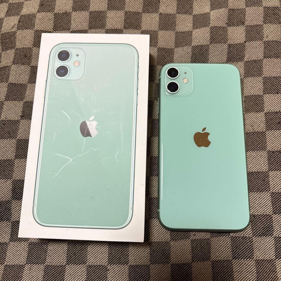 Apple iPhone 11 ミントグリーン64GB 本体　オマケ付き