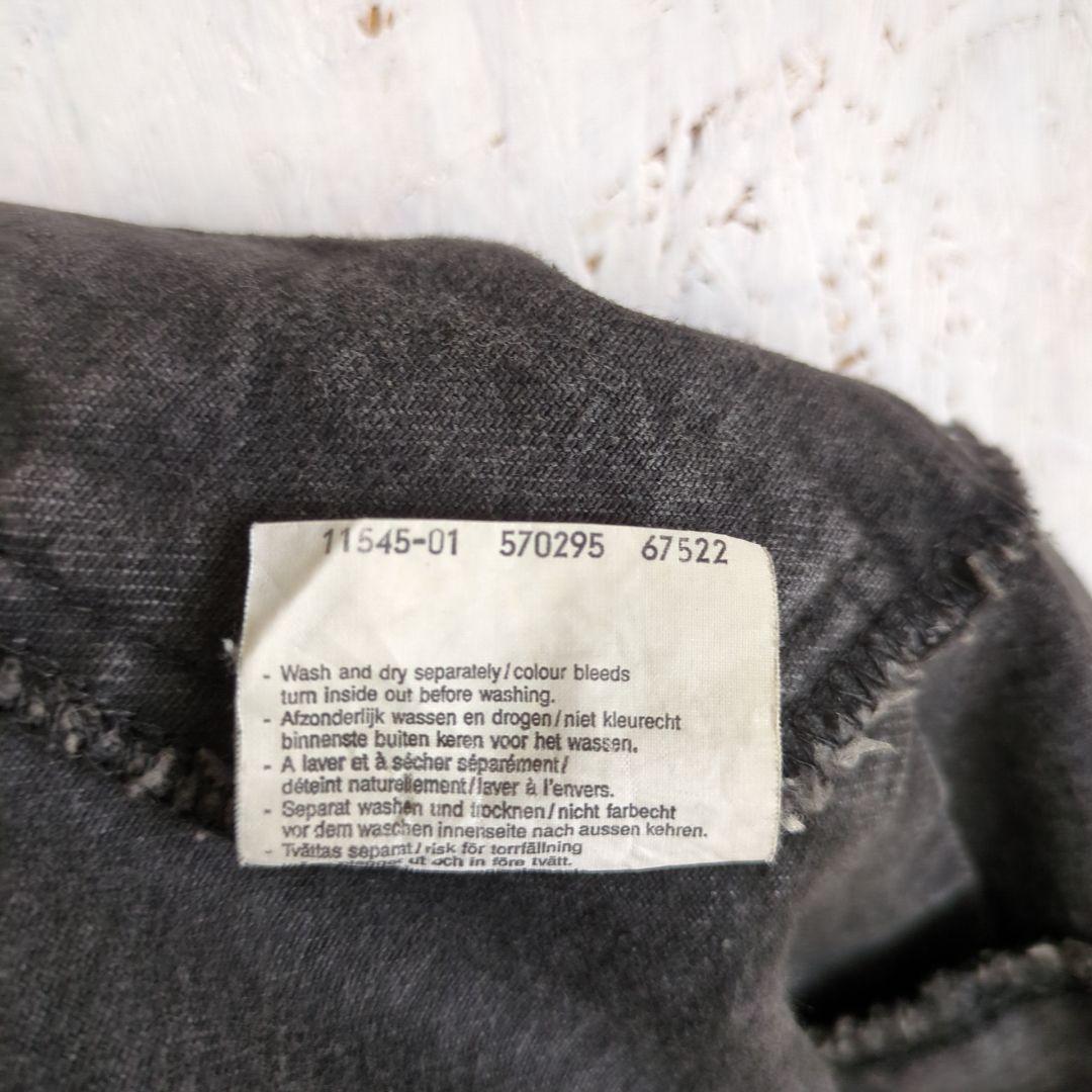 極上フェード　Lee リー　ブラック デニムジャケット XL　墨黒