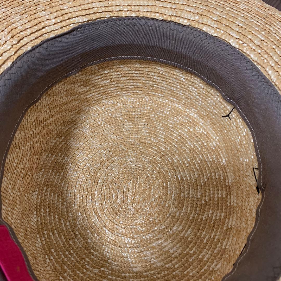 CA4LA カンカン帽　OLD NEW 2 麦わら帽子　ベージュ　M