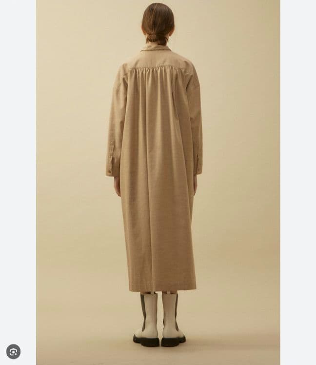 PLAIN PEOPLE プレインピープル コットンヤクワンピース グレー