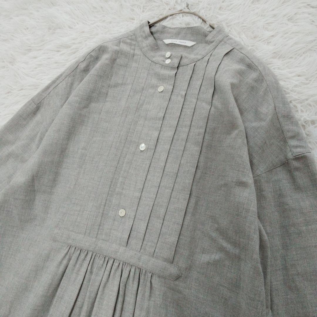 PLAIN PEOPLE プレインピープル コットンヤクワンピース グレー