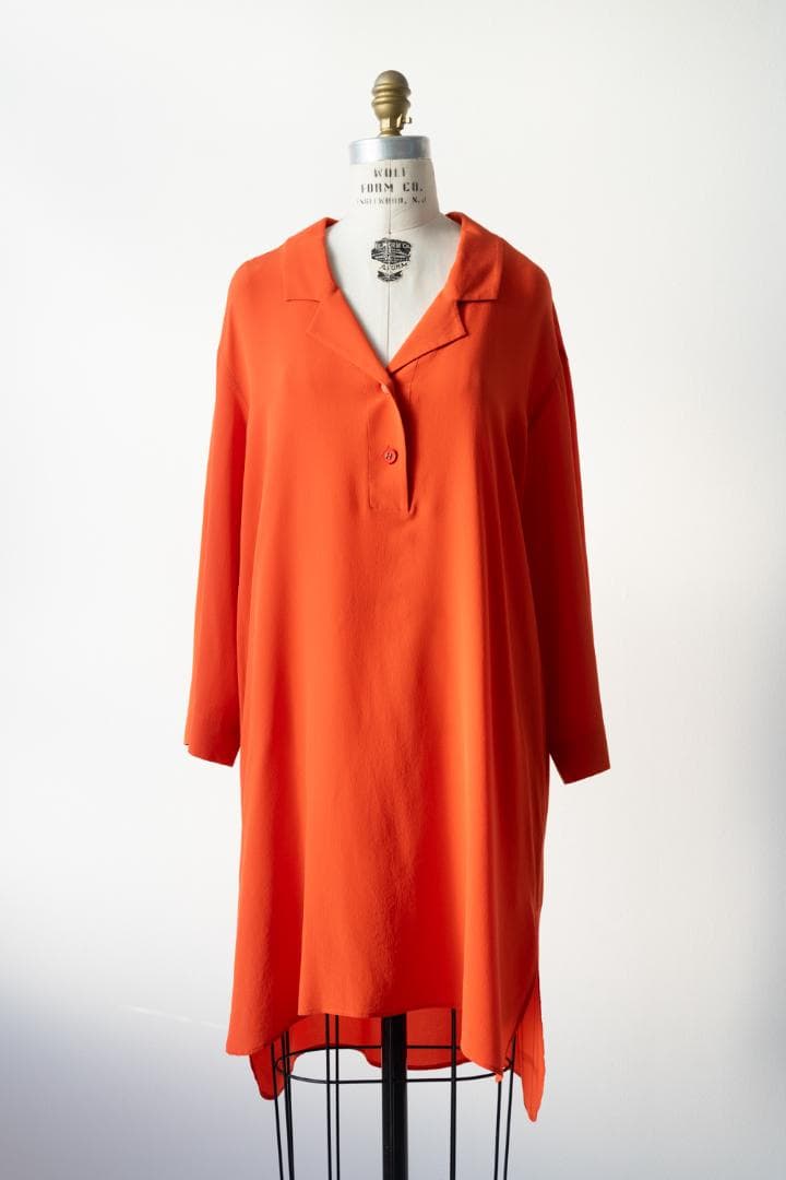 CHANEL シャネル チュニック丈 シャツ ワンピース