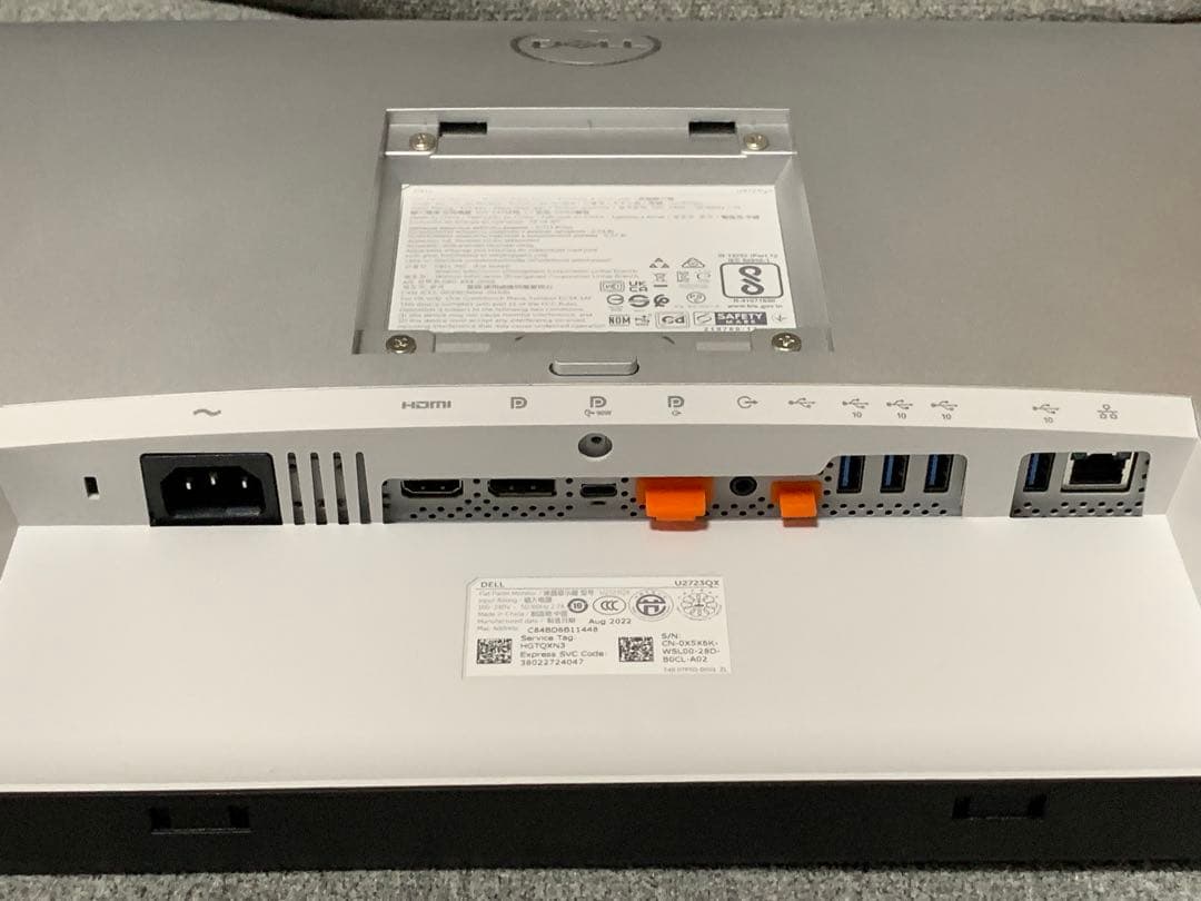 DELL U2723QX 27インチ 4Kハブモニター