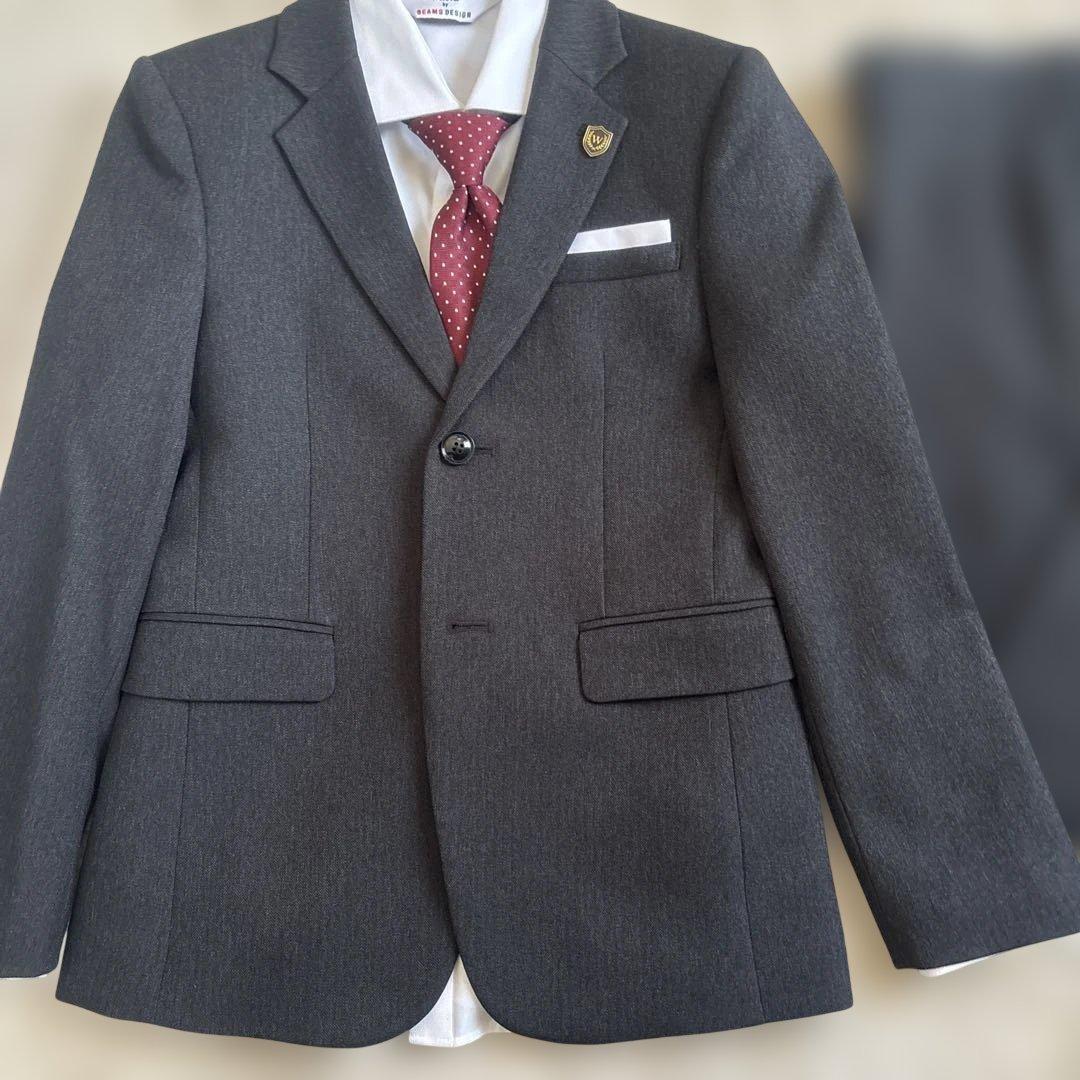 waltzbyBEAMSDESIGN ダークグレーフォーマルスーツ150 男の子