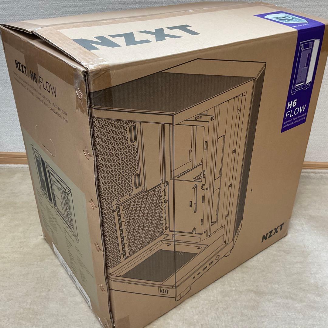 【美品】NZXT H6 Flow CC-H61FW-01 （ホワイト）