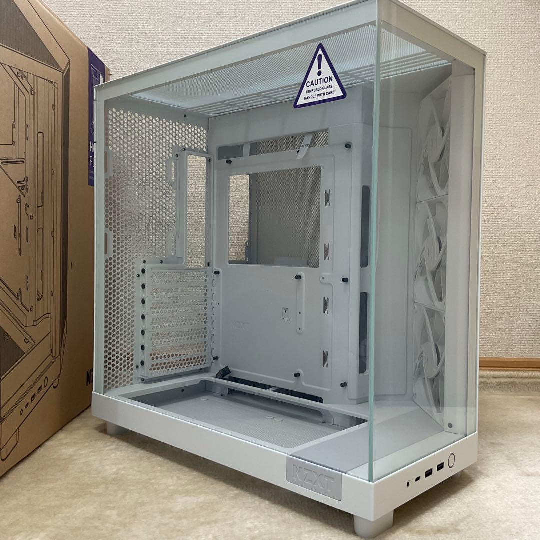 【美品】NZXT H6 Flow CC-H61FW-01 （ホワイト）