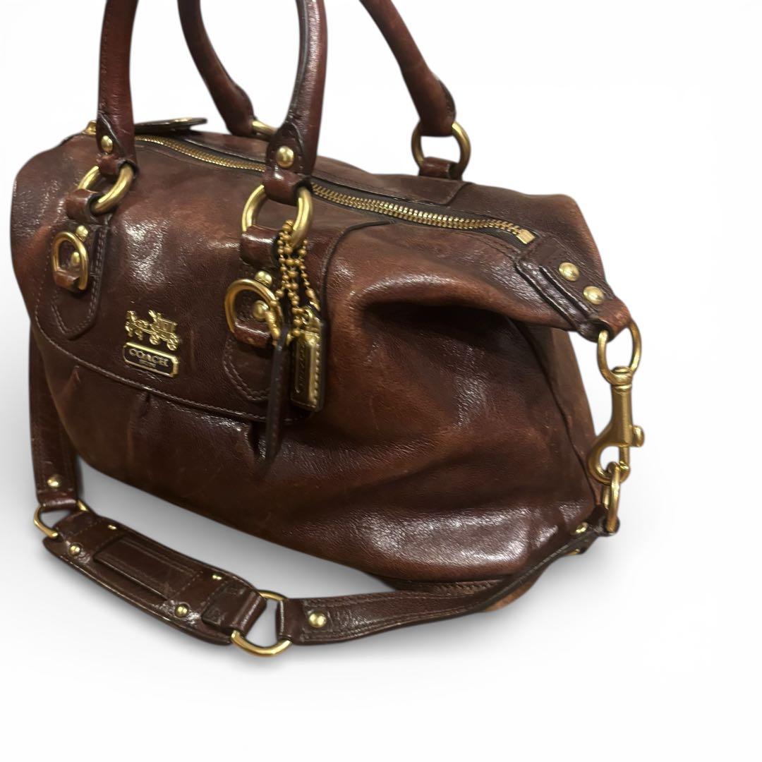 希少✨y2k OLD COACH オールドコーチ ブラウン 2way